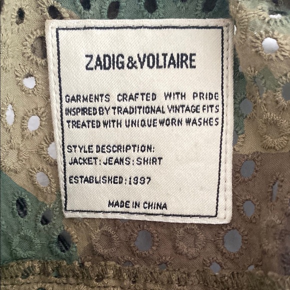 Voltaire & Zadig camo dress - Picture 3 of 5